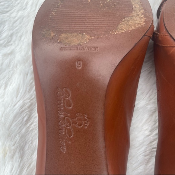 Brooks Brothers Kitten Heels Women’s size 9 Brown with Tassels - Picture 5 of 11